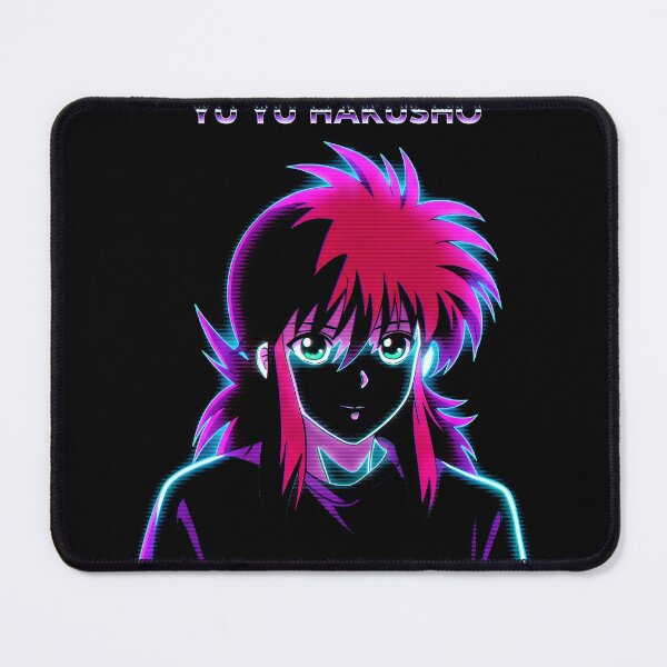 Item preview, Kurama Yu Yu Hakusho Synthwave Gamer Graphic Tee designed and sold by Senpaiwaves.