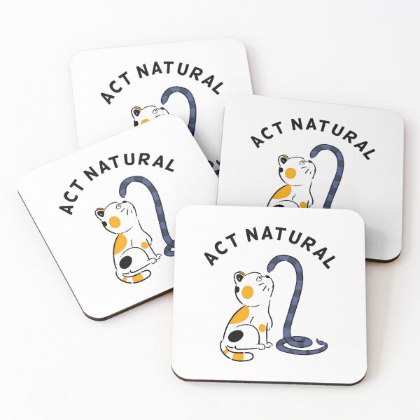Item preview, Cat and Snake Act Natural Funny Animal Design designed and sold by OlyvieArt.
