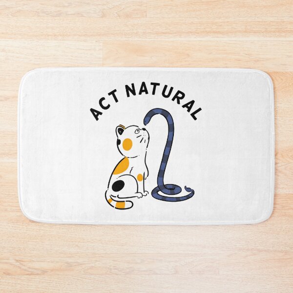 Item preview, Cat and Snake Act Natural Funny Animal Design designed and sold by OlyvieArt.
