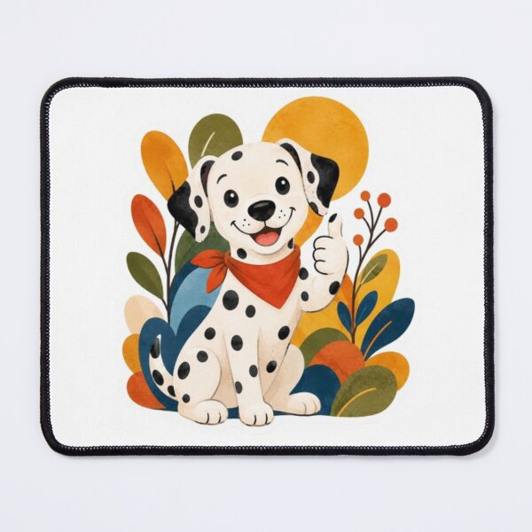 Item preview, Dalmatian Dog with Autumn Leaves designed and sold by Snurly.
