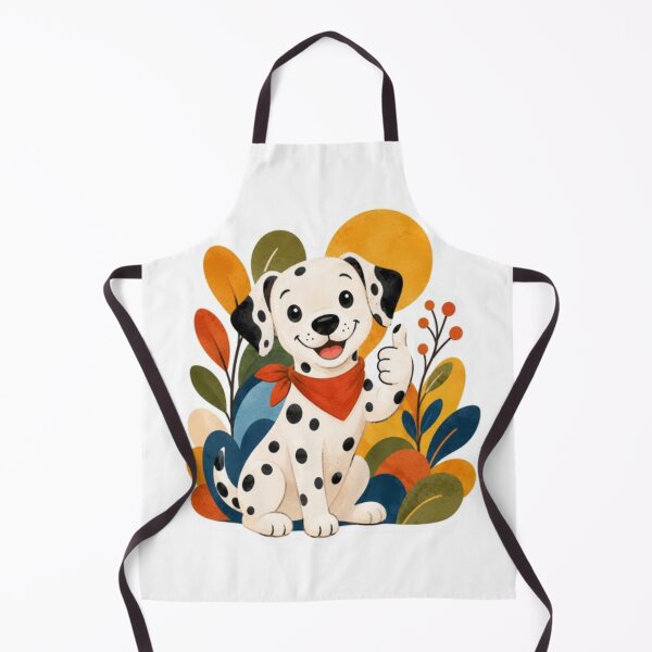 Item preview, Dalmatian Dog with Autumn Leaves designed and sold by Snurly.