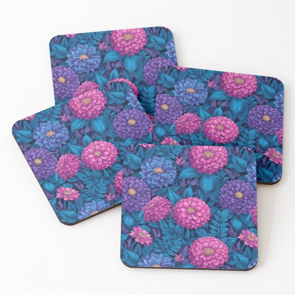 Item preview, Classic Zinnia Flower  - Botanical Garden Pattern - Secret Santa Gifts designed and sold by RoyalStarsPatts.