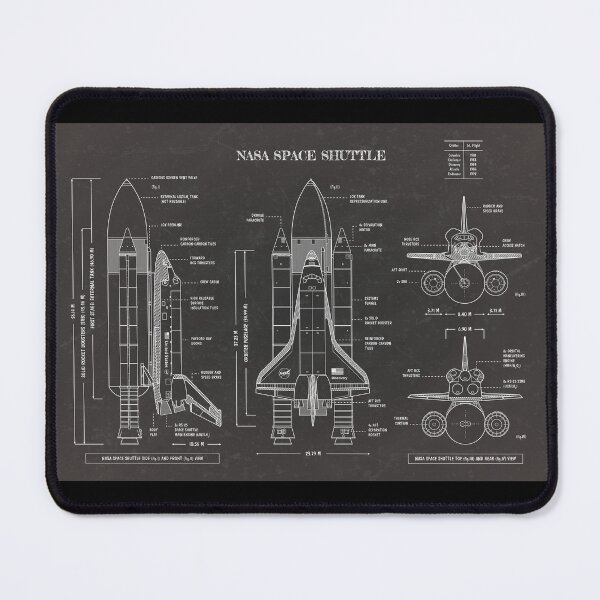 Item preview, NASA Space Shuttle (Blackboard) designed and sold by BGALAXY.