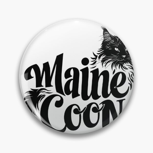 Item preview, Maine Coon Cat Word Art | Typography Cat Silhouette Design designed and sold by AyfuDesigns.