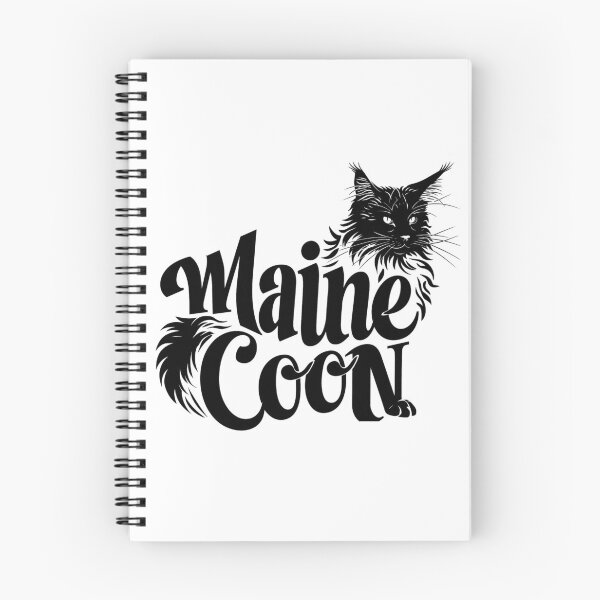 Item preview, Maine Coon Cat Word Art | Typography Cat Silhouette Design designed and sold by AyfuDesigns.