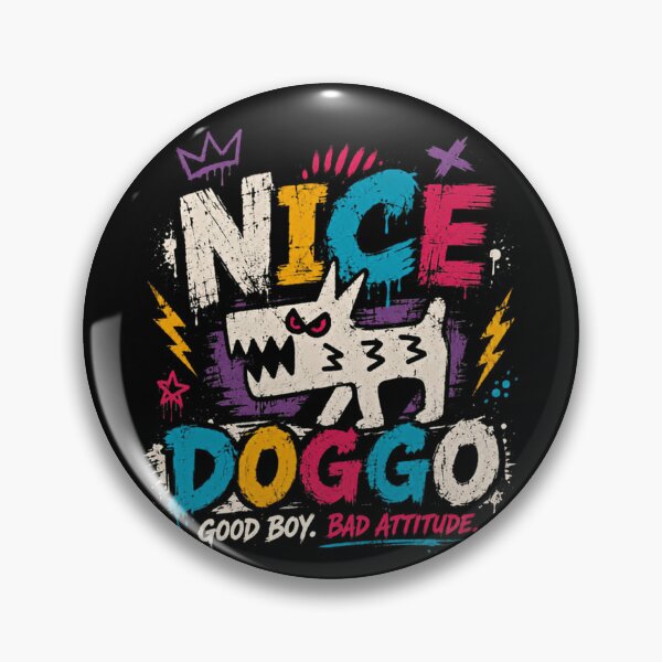 Item preview, Nice Doggo Good Boy Bad Attitude Dog Lover Pet Owner Canine Animal designed and sold by RetroMini2026.