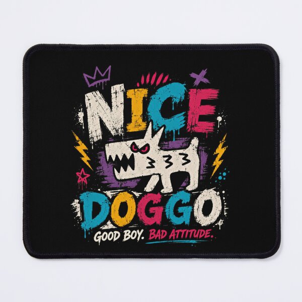 Item preview, Nice Doggo Good Boy Bad Attitude Dog Lover Pet Owner Canine Animal designed and sold by RetroMini2026.