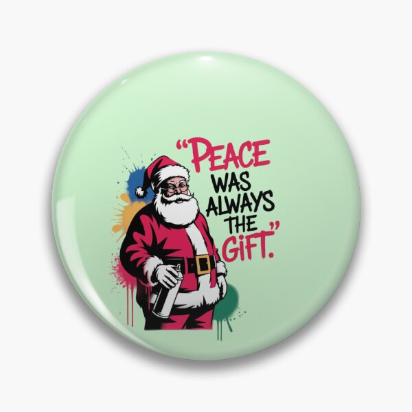 Item preview, Banksy Santa - Peace Was Always The Gift designed and sold by 123ks.