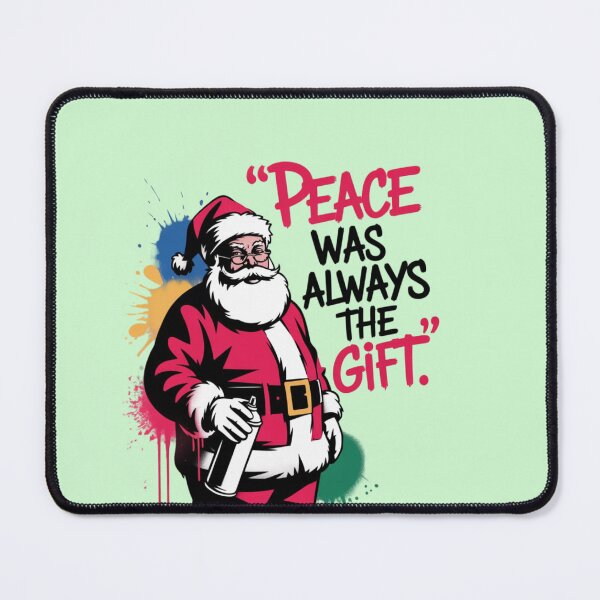 Item preview, Banksy Santa - Peace Was Always The Gift designed and sold by 123ks.