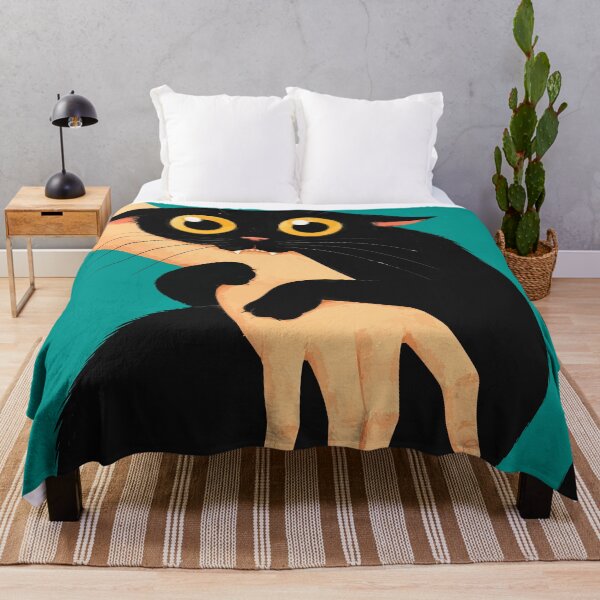 Item preview, Funny Black Cat Biting Hand Cute Playful Void Kitten Love Bite Graphic designed and sold by The Upside Down.