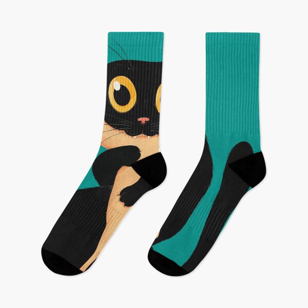 Item preview, Funny Black Cat Biting Hand Cute Playful Void Kitten Love Bite Graphic designed and sold by The Upside Down.