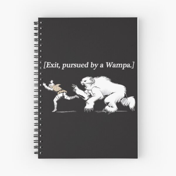Item preview, Exit Pursued By A Wampa - Star Wars Funny Geek Art LIMITED EDITION designed and sold by psajkomckrys.