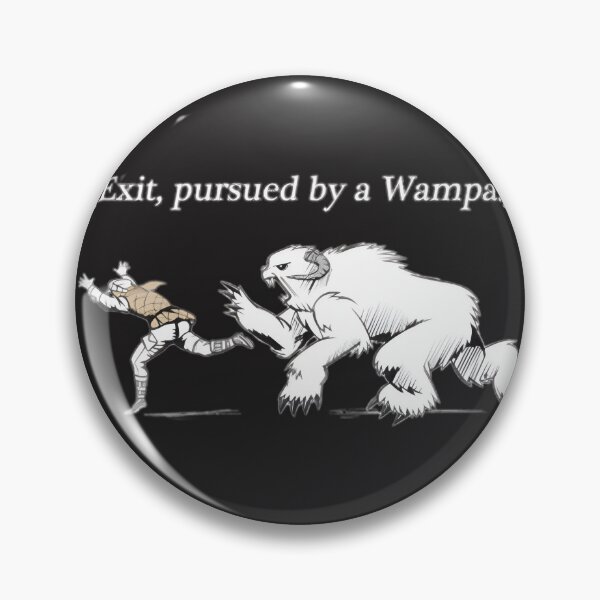 Item preview, Exit Pursued By A Wampa - Star Wars Funny Geek Art LIMITED EDITION designed and sold by psajkomckrys.