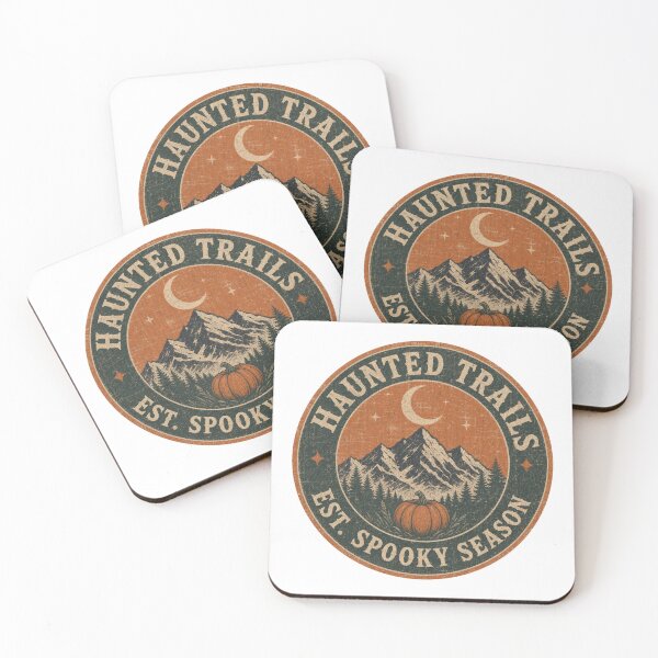 Item preview, Haunted Trails Shirt, Vintage National Park Comfort Colors® Tee, Retro Halloween Hiking Badge Graphic designed and sold by TshirtsLabs.