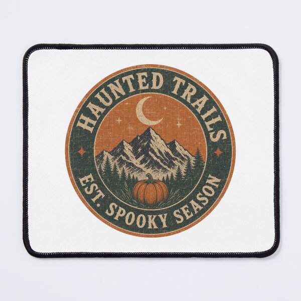 Item preview, Haunted Trails Shirt, Vintage National Park Comfort Colors® Tee, Retro Halloween Hiking Badge Graphic designed and sold by TshirtsLabs.