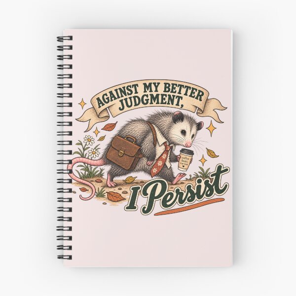 Item preview, Unexpectedly Still Going Positive Possum designed and sold by taylorvinyls.