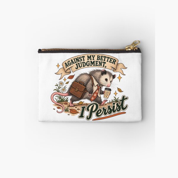 Item preview, Unexpectedly Still Going Positive Possum designed and sold by taylorvinyls.