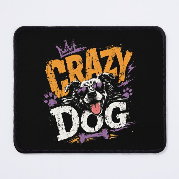 Item preview, Crazy Dog Canine Owner Pet Lover Gift designed and sold by RetroMini2026.