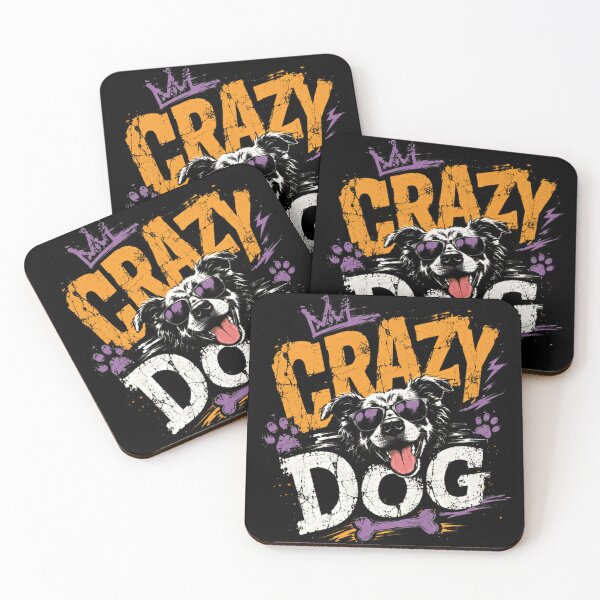 Item preview, Crazy Dog Canine Owner Pet Lover Gift designed and sold by RetroMini2026.