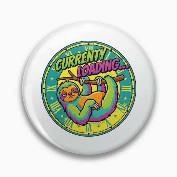 Item preview, Currently Loading Pop Art Sloth Meme Comic designed and sold by Arc2020.
