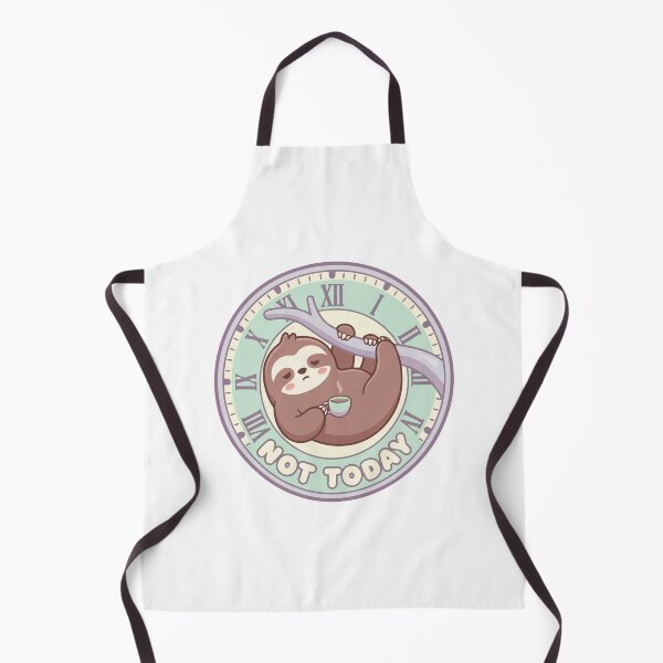 Item preview, Not Today Kawaii Sloth Coffee Lover designed and sold by Arc2020.
