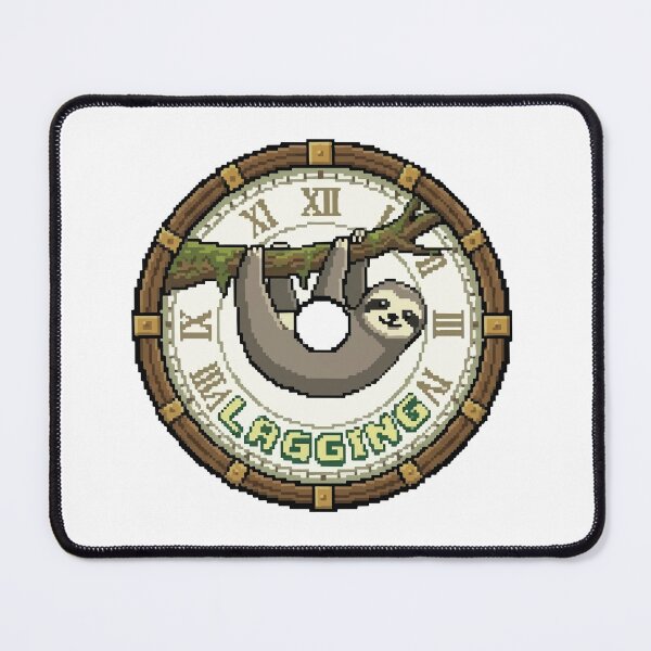 Item preview, Lagging Retro Pixel Art Sloth Gamer designed and sold by Arc2020.