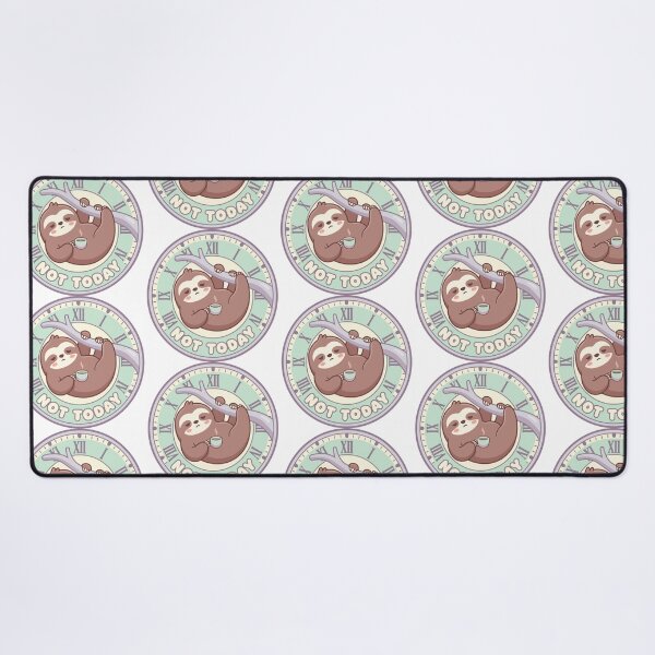 Item preview, Not Today Kawaii Sloth Coffee Lover designed and sold by Arc2020.