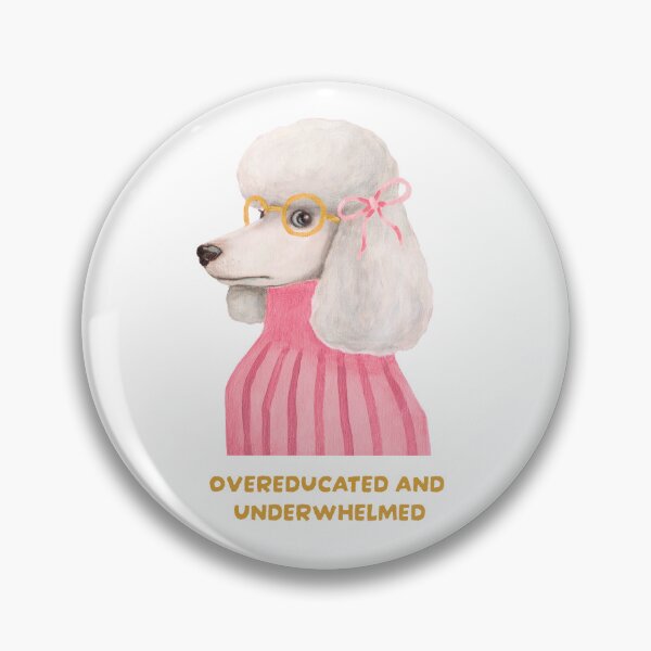 Item preview, Overeducated and underwhelmed - Fun poodle designed and sold by Atelier 44.