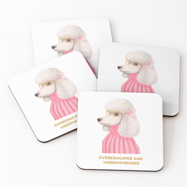 Item preview, Overeducated and underwhelmed - Fun poodle designed and sold by Atelier 44.