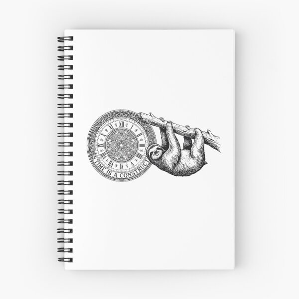 Item preview, Time Is A Construct Vintage Etching Sloth designed and sold by Arc2020.