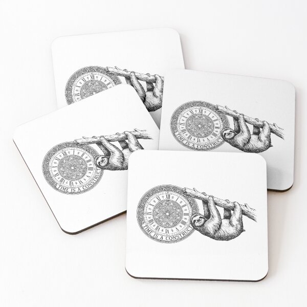 Item preview, Time Is A Construct Vintage Etching Sloth designed and sold by Arc2020.