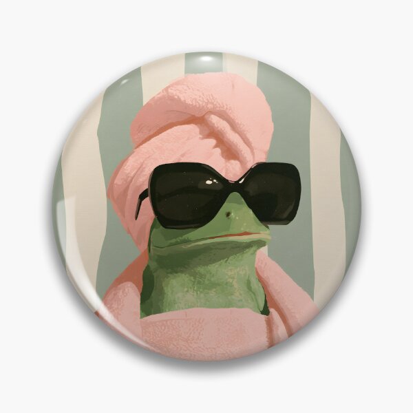Item preview, Self Care Frog – Funny Spa Day Aesthetic designed and sold by KAM-KAM-STORE.
