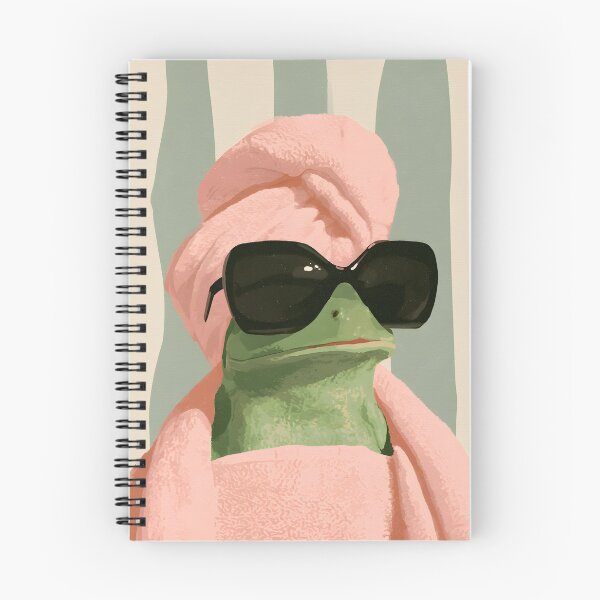Item preview, Self Care Frog – Funny Spa Day Aesthetic designed and sold by KAM-KAM-STORE.
