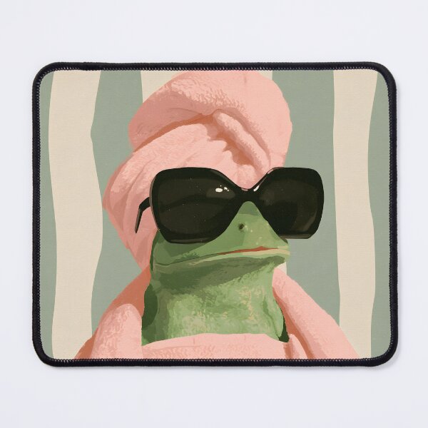 Item preview, Self Care Frog – Funny Spa Day Aesthetic designed and sold by KAM-KAM-STORE.