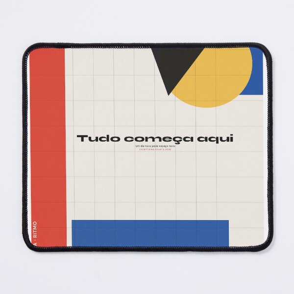 Item preview, Tudo Começa Aqui Geometric Poster designed and sold by NiloStudio.