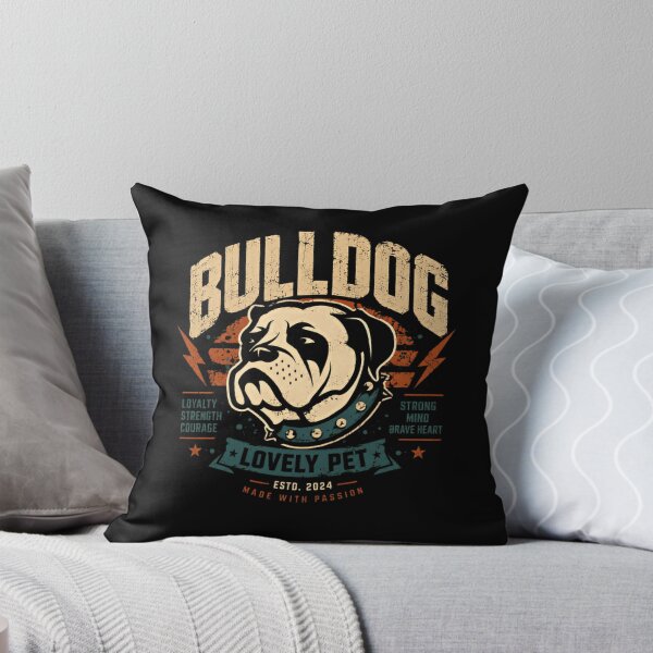 Item preview, Bulldog Lovely Pet Loyalty Strength Courage Strong Mind Brave Heart Dog Owner Pet Lover designed and sold by RetroMini2026.