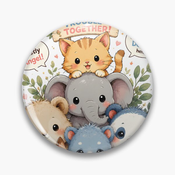 Item preview, trouble creatures designed and sold by aliraweb.