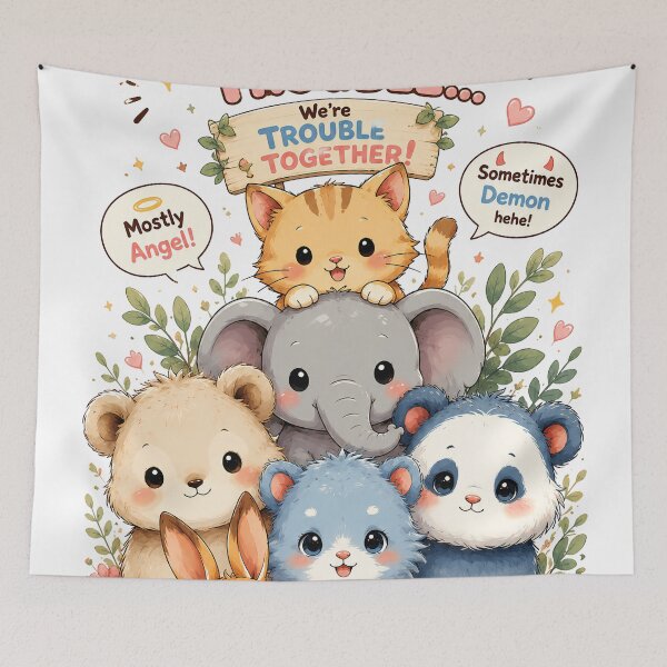Item preview, trouble creatures designed and sold by aliraweb.