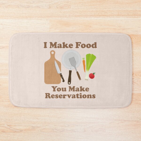 Item preview, I Make Food. You Make Reservations. retro. vintage inspired.  designed and sold by NPC-wear.