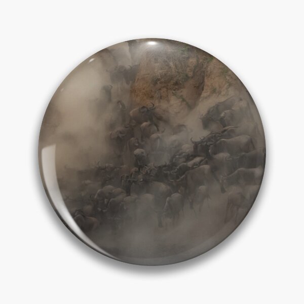 Item preview, The Wildebeest Migration Masai Mara Kenya designed and sold by Ingo Gerlach.