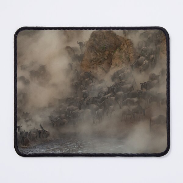Item preview, The Wildebeest Migration Masai Mara Kenya designed and sold by Ingo Gerlach.
