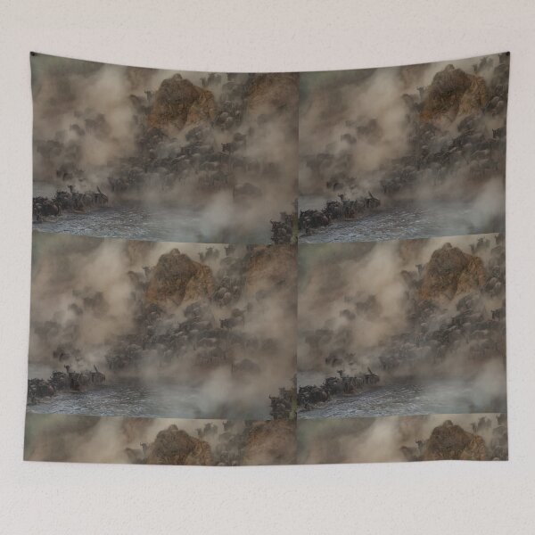 Item preview, The Wildebeest Migration Masai Mara Kenya designed and sold by Ingo Gerlach.