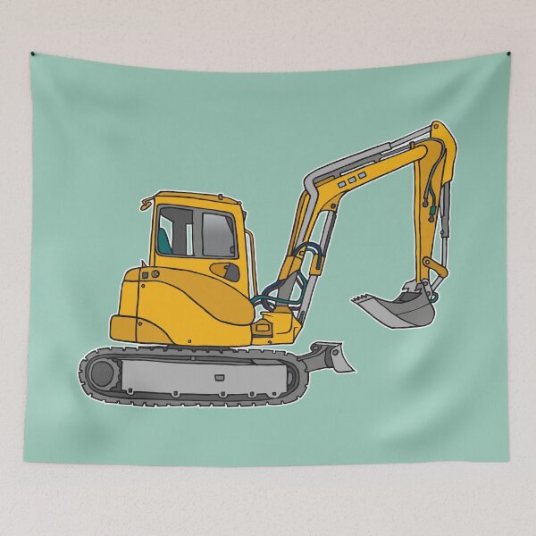 Item preview, Digger excavator designed and sold by Berlin-T-Shirt.