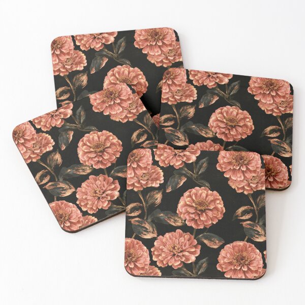Item preview, Colorful Zinnia Print  - Birthday Flower Pattern - Unique Gifts designed and sold by RoyalStarsPatts.