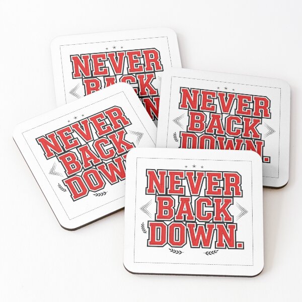 Item preview, Never Back Down  designed and sold by Geordesign.