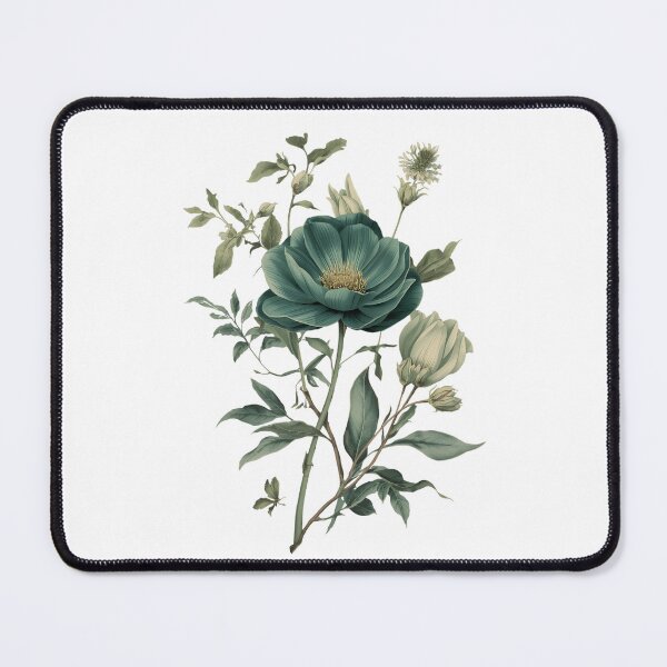 Item preview, Smeraldo Flower Watercolor Nature Plant Still Life designed and sold by pawsome purrfect.