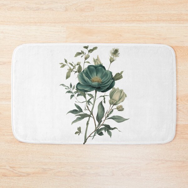 Item preview, Smeraldo Flower Watercolor Nature Plant Still Life designed and sold by pawsome purrfect.
