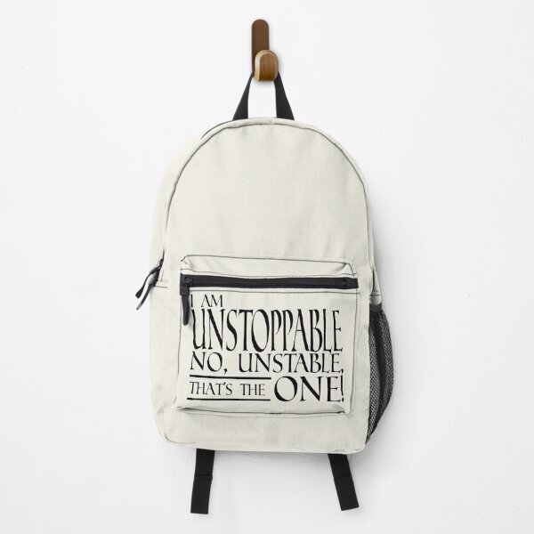 Item preview, I Am Unstoppable No Unstable Funny Typography designed and sold by WildArtIT.
