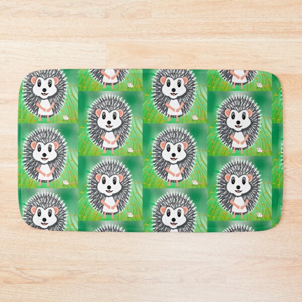 Item preview, Cheerful Hedgehog in a Meadow designed and sold by Elaine M Hayward .