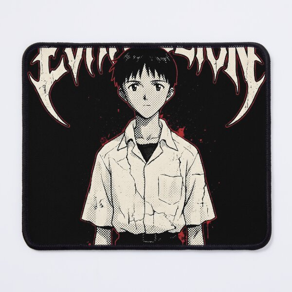 Item preview, Shinji Ikari Neon Genesis Evangelion Band Tee Video Game Streetwear Tee designed and sold by Senpaiwaves.